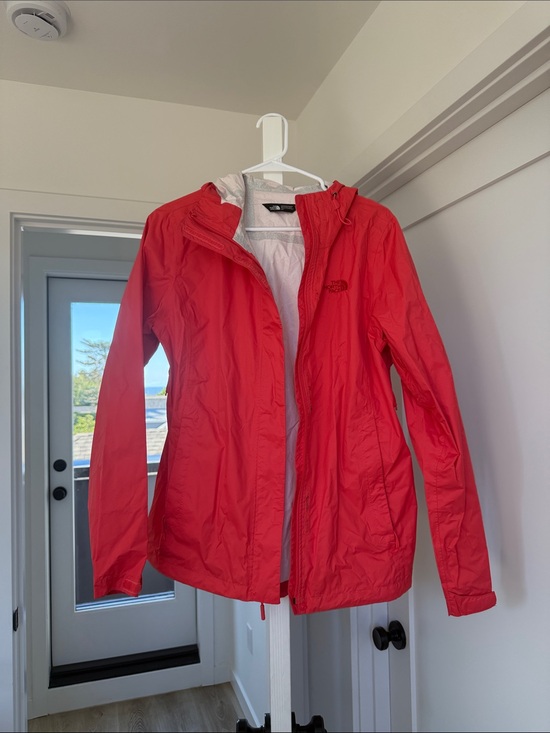 The North Face Jackets & Blazers - The North Face Red and White Women's Hooded Jacket